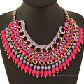 Wholesale latest handmade necklace african beaded necklace